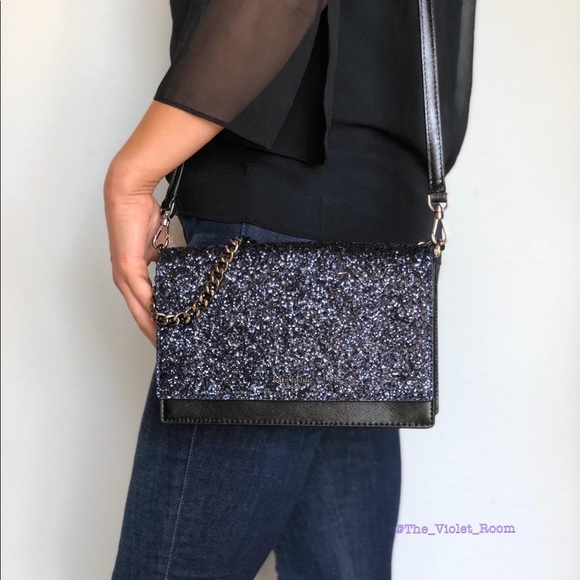 Kate Spade Glitter Cameron Crossbody Bag/ Clutch - Picture 3 of 7